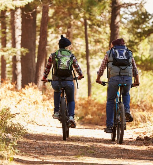 biking in bend