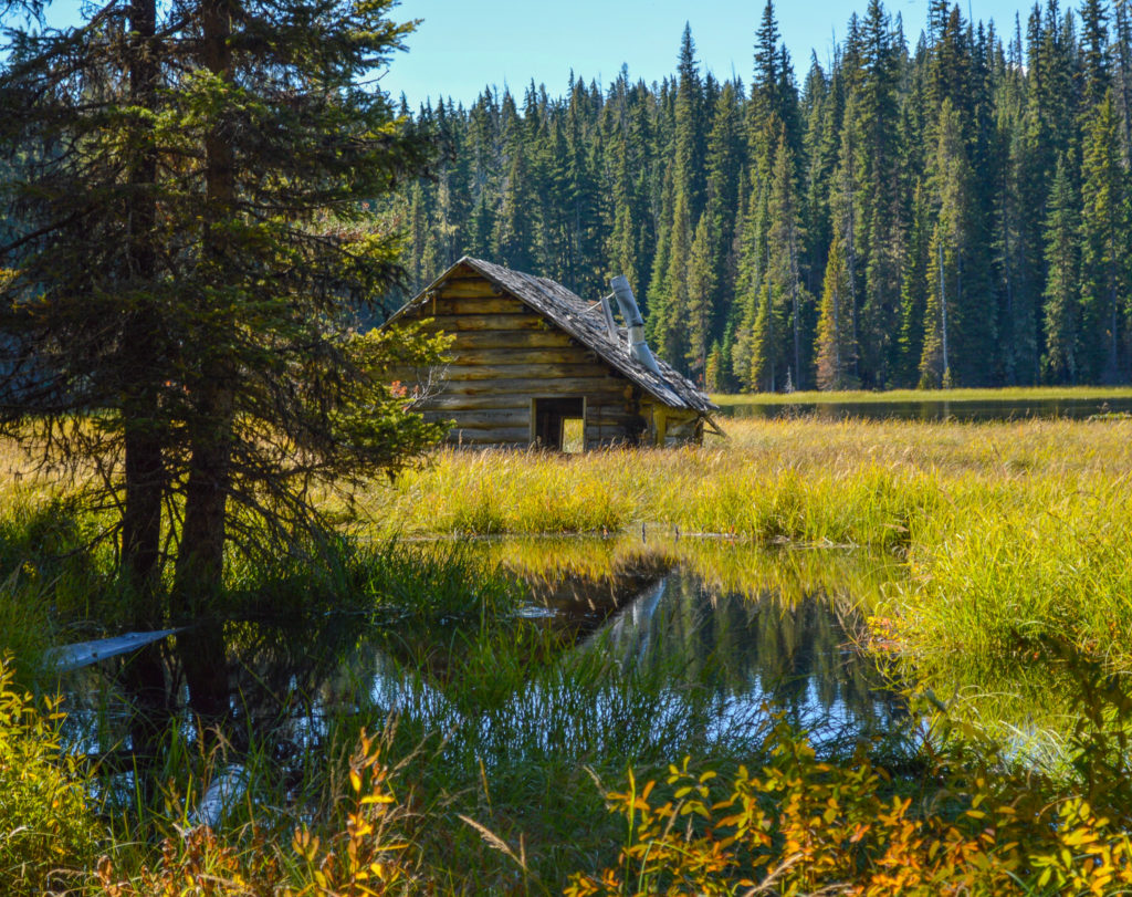 Old Muskrat Lake Shelter.  